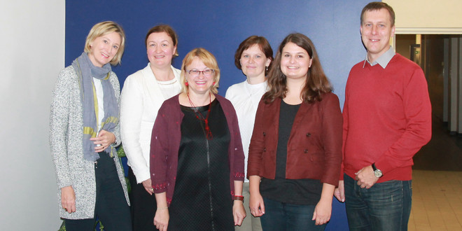 Group photo of the project team "Adjustment of Expatriates in the Baltic States"