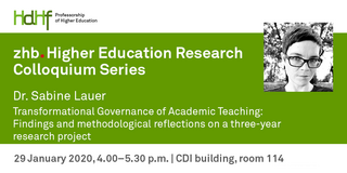 Announcement flyer of the talk