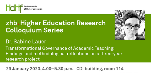Announcement flyer of the talk