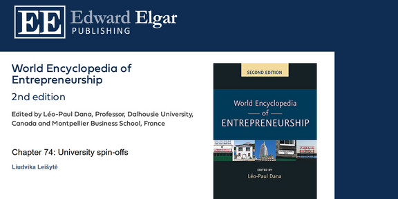 Publisher's flyer: World Encyclopedia of Entrepreneurship (detail)