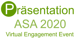 Logo: Präsentation auf einer Konferenz