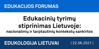 Logo: Lithuanian Education Forum – Strengthening Educational Research in Lithuania