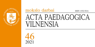 Cover of the journal Acta Paedagogica Vilnensia