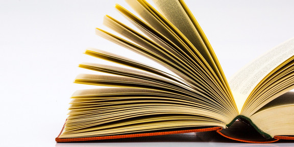 Opened book