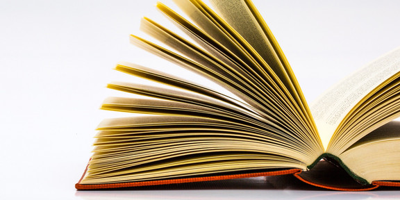 Opened book