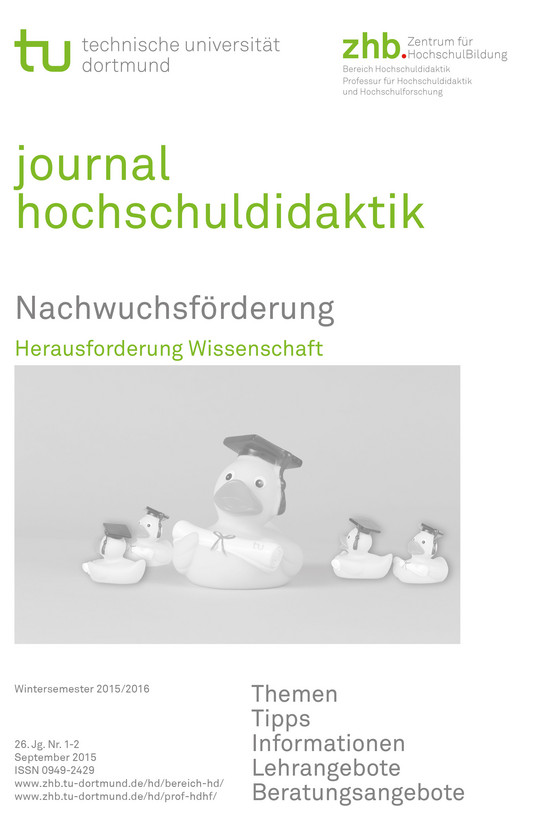 Cover: Journal Hochschuldidaktik, issue 1-2, 2015