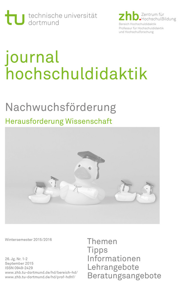 Titelblatt: Journal Hochschuldidaktik, Heft 1-2, 2015